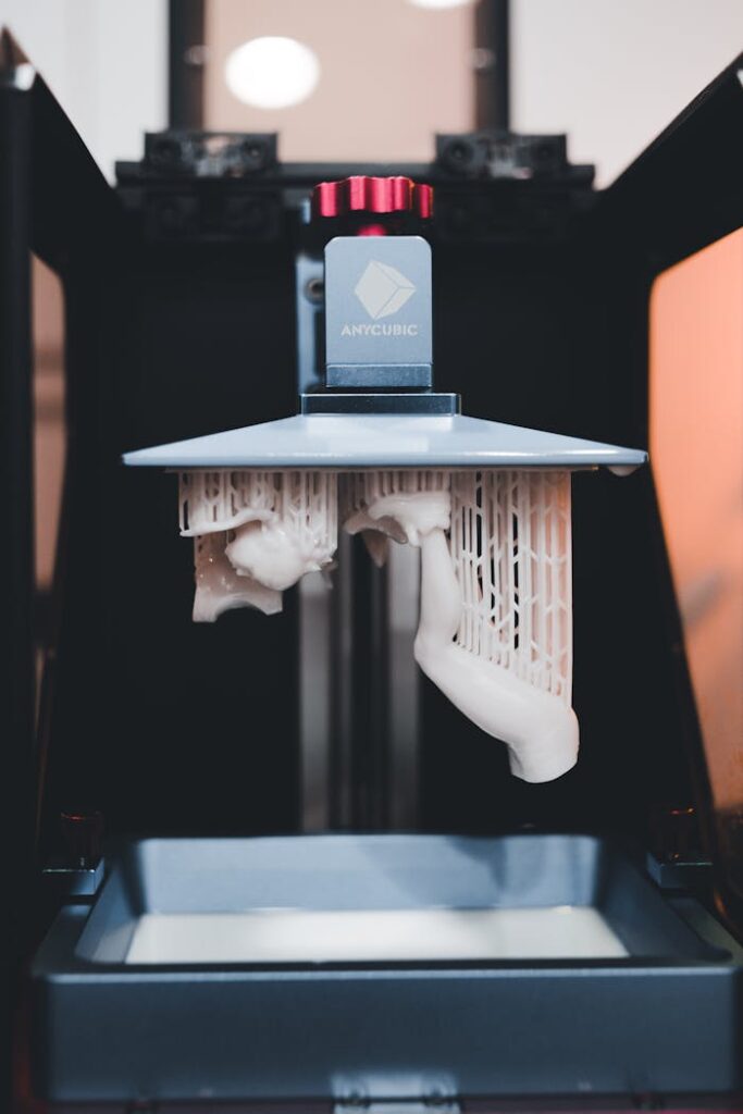 Mastering the First Impression: Your intriguing post title goes here High-quality close-up of a 3D printer printing an object with resin.